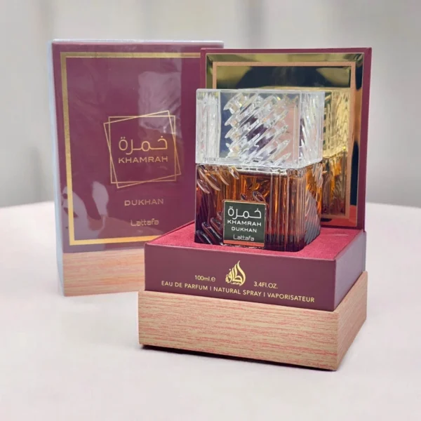 عطر لطافه خَمره دُخان - ادکلن Lattafa Khamrah Dukhan - Image 4