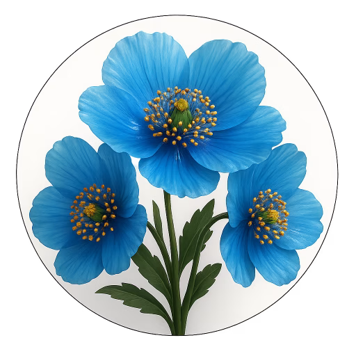 شقایق آبی - Blue Poppy