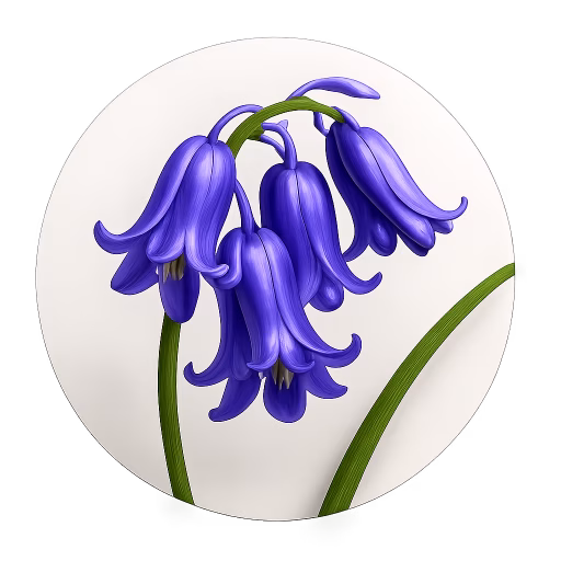 گل استکانی آبی - Bluebell