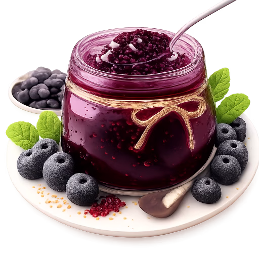 مربای بلوبری - Blueberry Jam