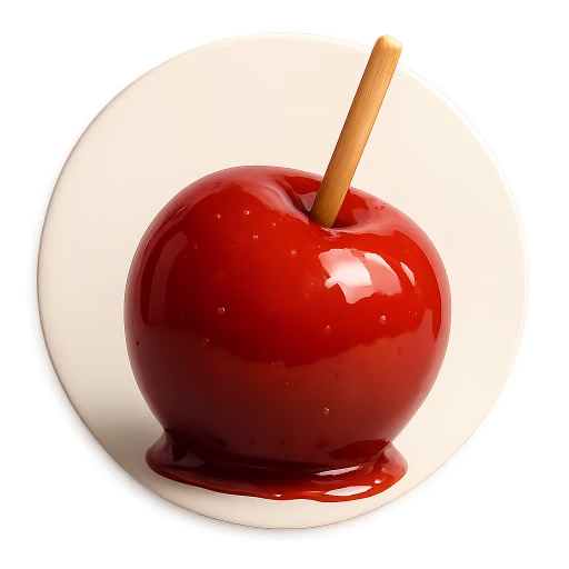 سیب کاراملی - Candy apple