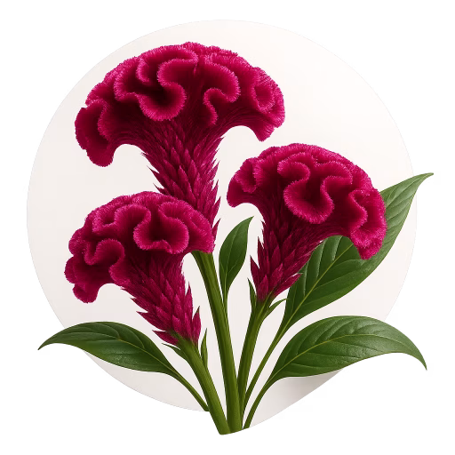 تاج خروس سنبله‌ای - Celosia