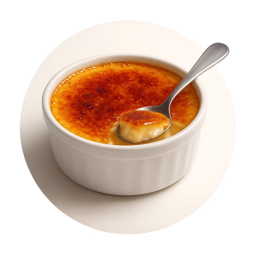 کرم بروله - Crème Brûlée