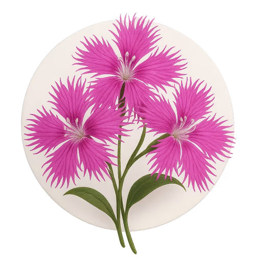 میخک پرپَر - Fringed Pink