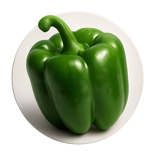 فلفل دلمه‌ای سبز - Green Pepper
