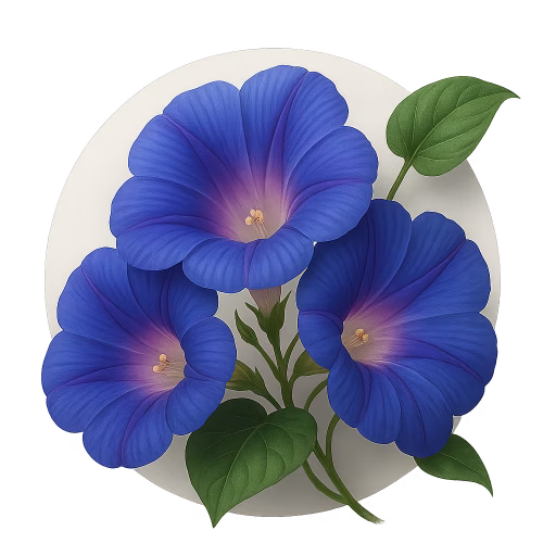گل نیلوفر پیچ - Morning Glory Flower