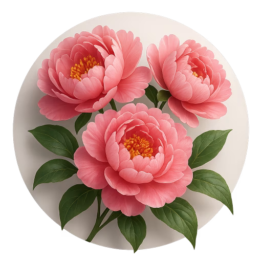 گل صدتومانی - Peony