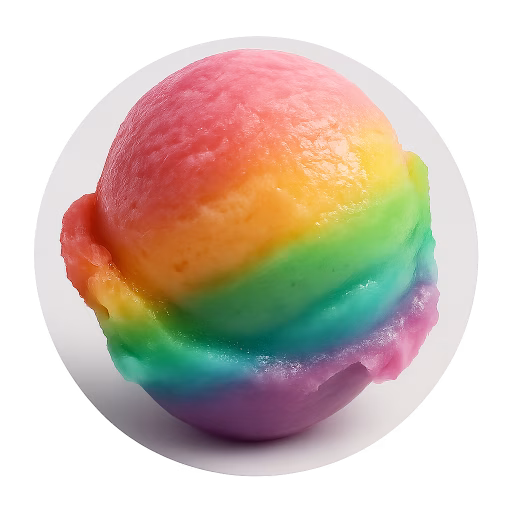 سوربه رنگین‌کمانی - Rainbow Sorbet