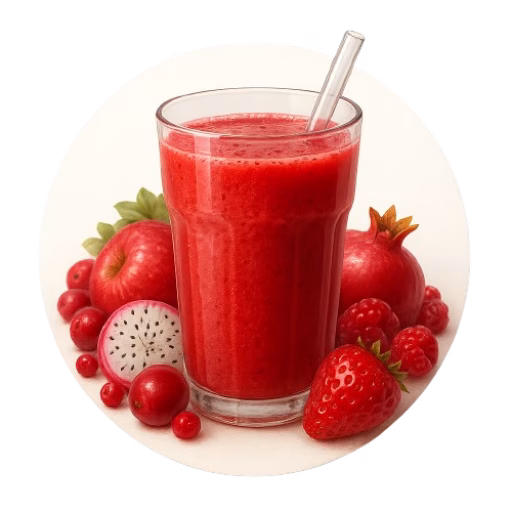اسموتی میوه‌های قرمز - Red Fruits Smoothie