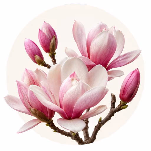 مگنولیای نعلبکی - Saucer Magnolia