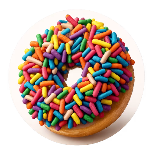 ترافل‌های رنگی قنادی - Sprinkles