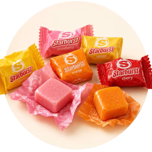 آب‌نبات استاربرست - Starburst Candy