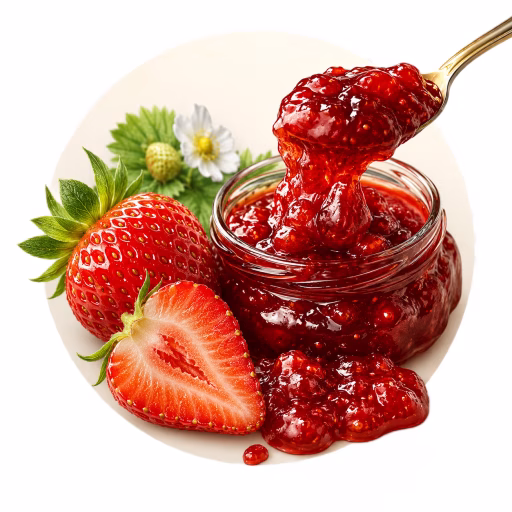 مربای توت‌فرنگی - Strawberry Jam