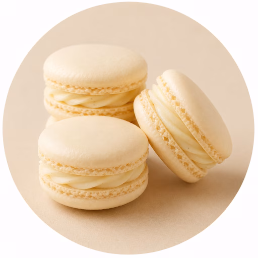 ماکارون وانیلی - Vanilla Macaroon