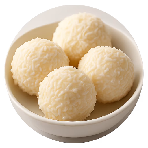 ترافل شکلات سفید - White Chocolate Truffle