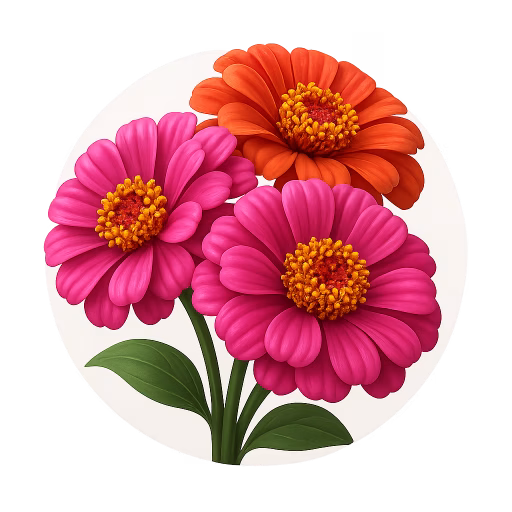 گل آهار - Zinnia